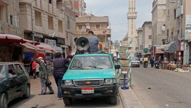حملة لضبط مكبرات الصوت بمدينة دمنهور والتحفظ على ١٨ مكبرًا مخالِفًا حملة لضبط مكبرات الصوت بمدينة دمنهور والتحفظ على ١٨ مكبرًا مخالِفًا