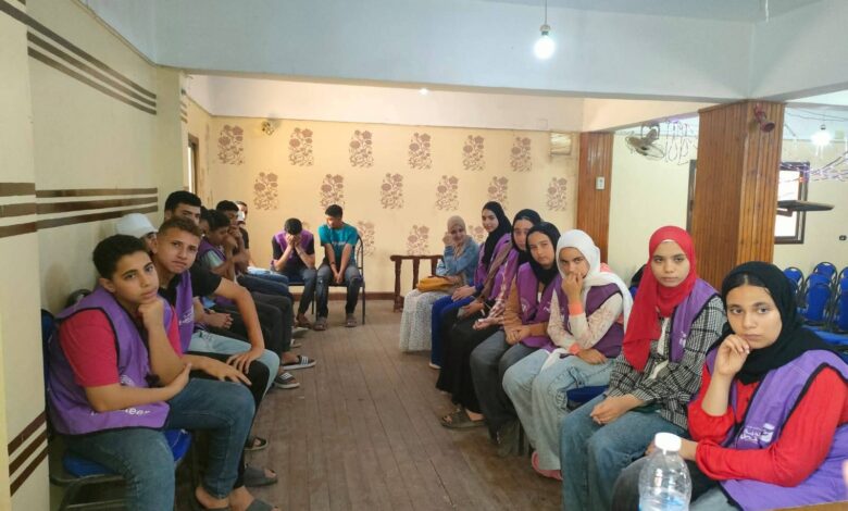 ورشة تدريبية عن إدارة الفرق التطوعية بمركز شباب فزارة بالمحمودية