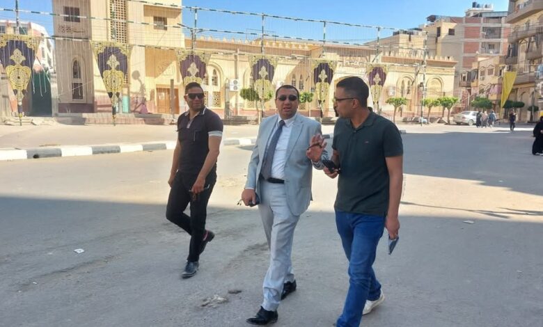 رئيس مدينة كفر الدوار يتابع جاهزية الساحات المخصصة لصلاة عيد الأضحى المبارك